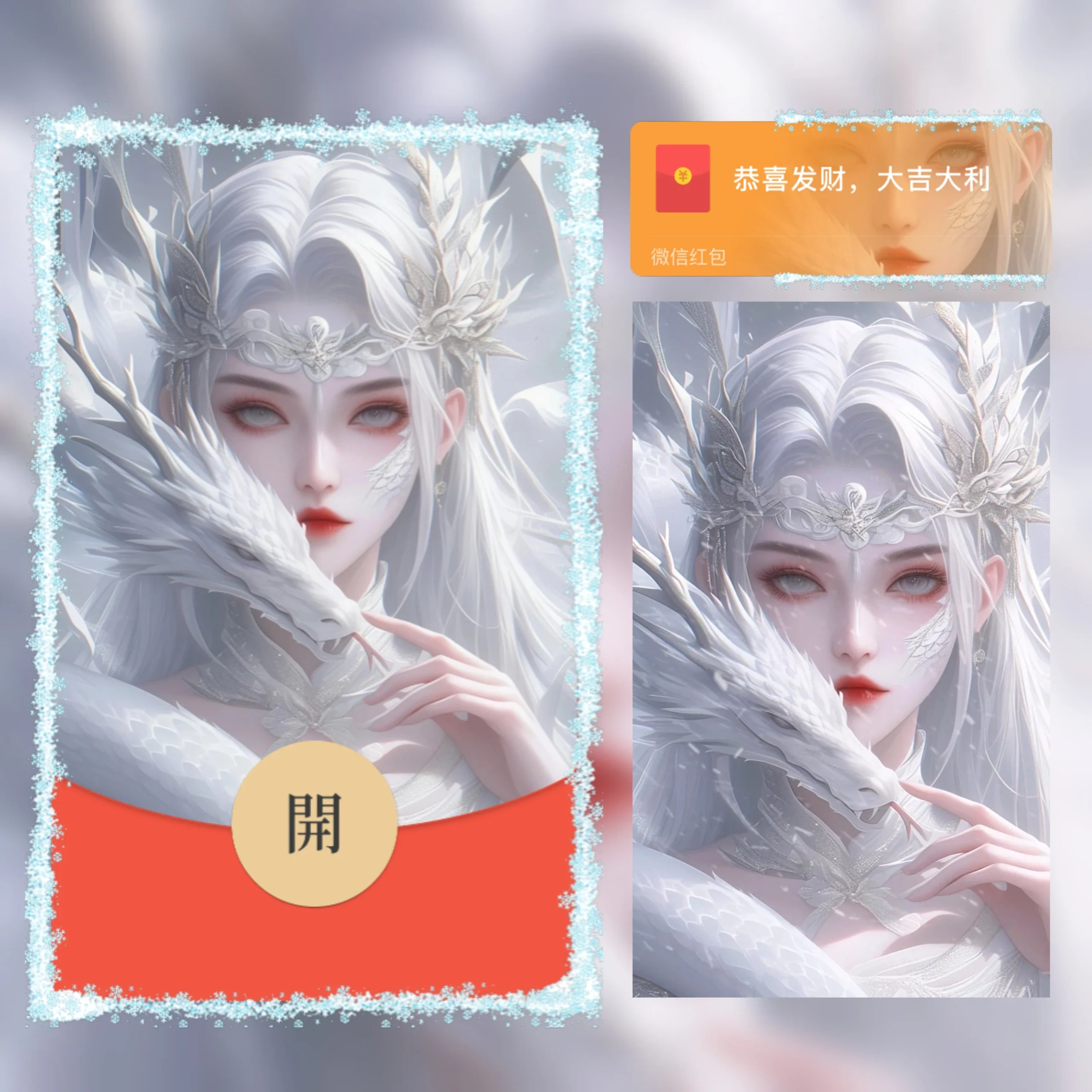 [少女系列] 白龙女/ab