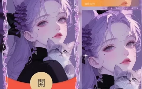 [情侣系列] 抱猫女孩/xfj