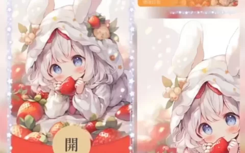 [情侣系列] 草莓兔女孩/lp