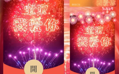[烟花系列] 宝贝我爱你/wxx
