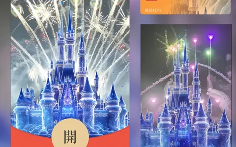 [烟花系列] 梦幻爱心城堡烟花/Sp
