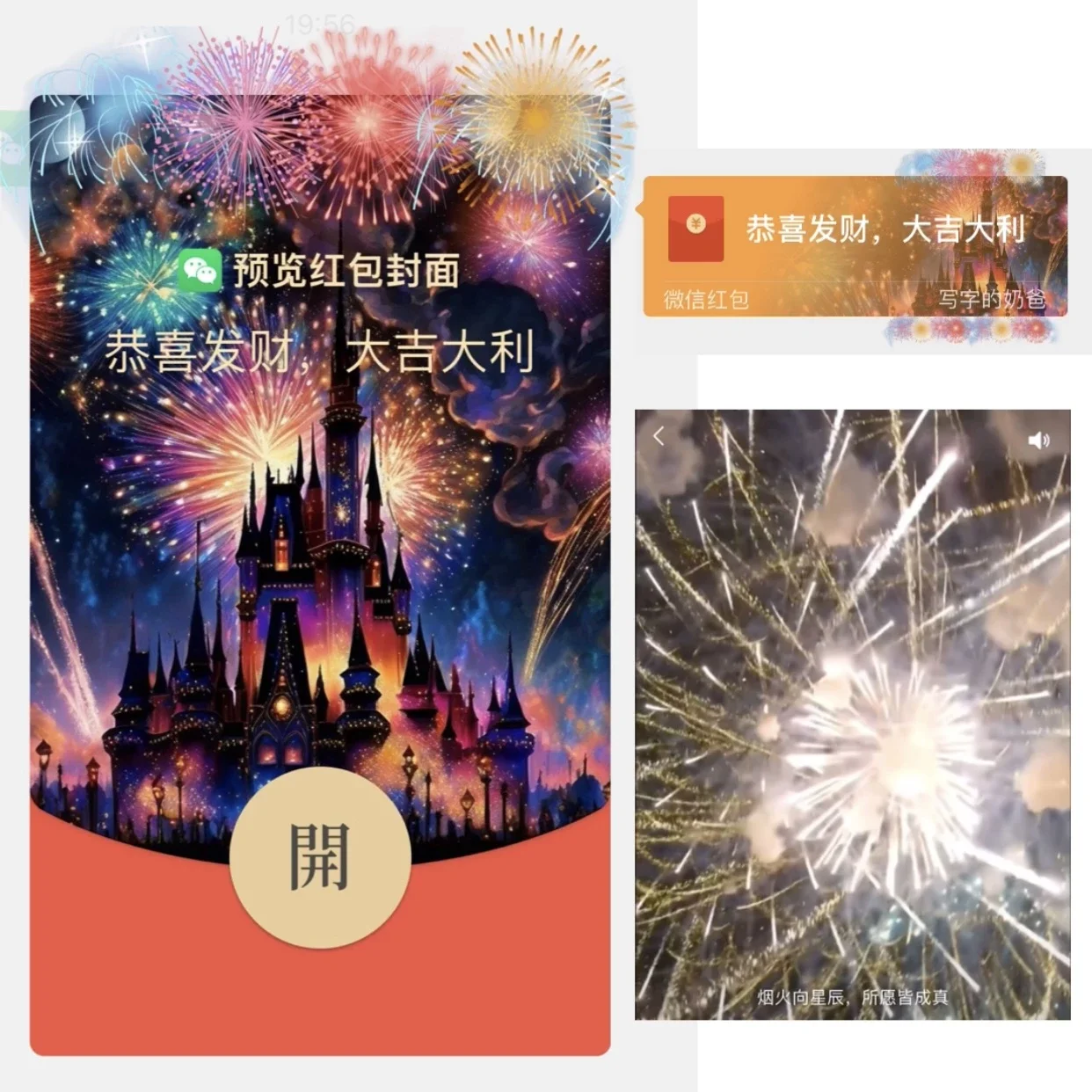 [烟花系列] 黑彩城堡烟花/TED