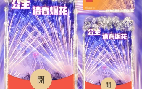 [烟花系列] 公主请看烟花