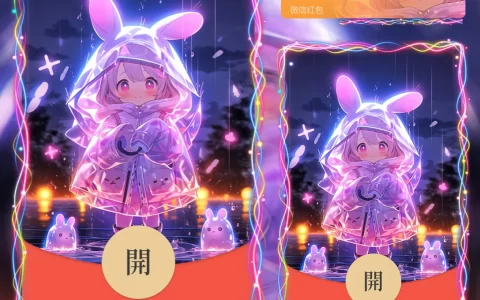 [漫画系列] 发光兔兔女孩