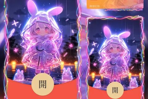 [漫画系列] 发光兔兔女孩