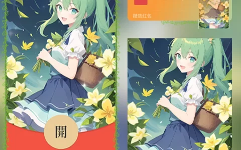 [漫画系列] 绿色小女孩