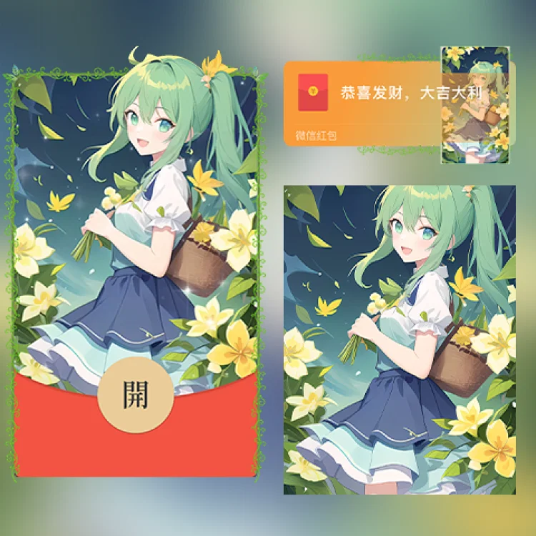 [漫画系列] 绿色小女孩