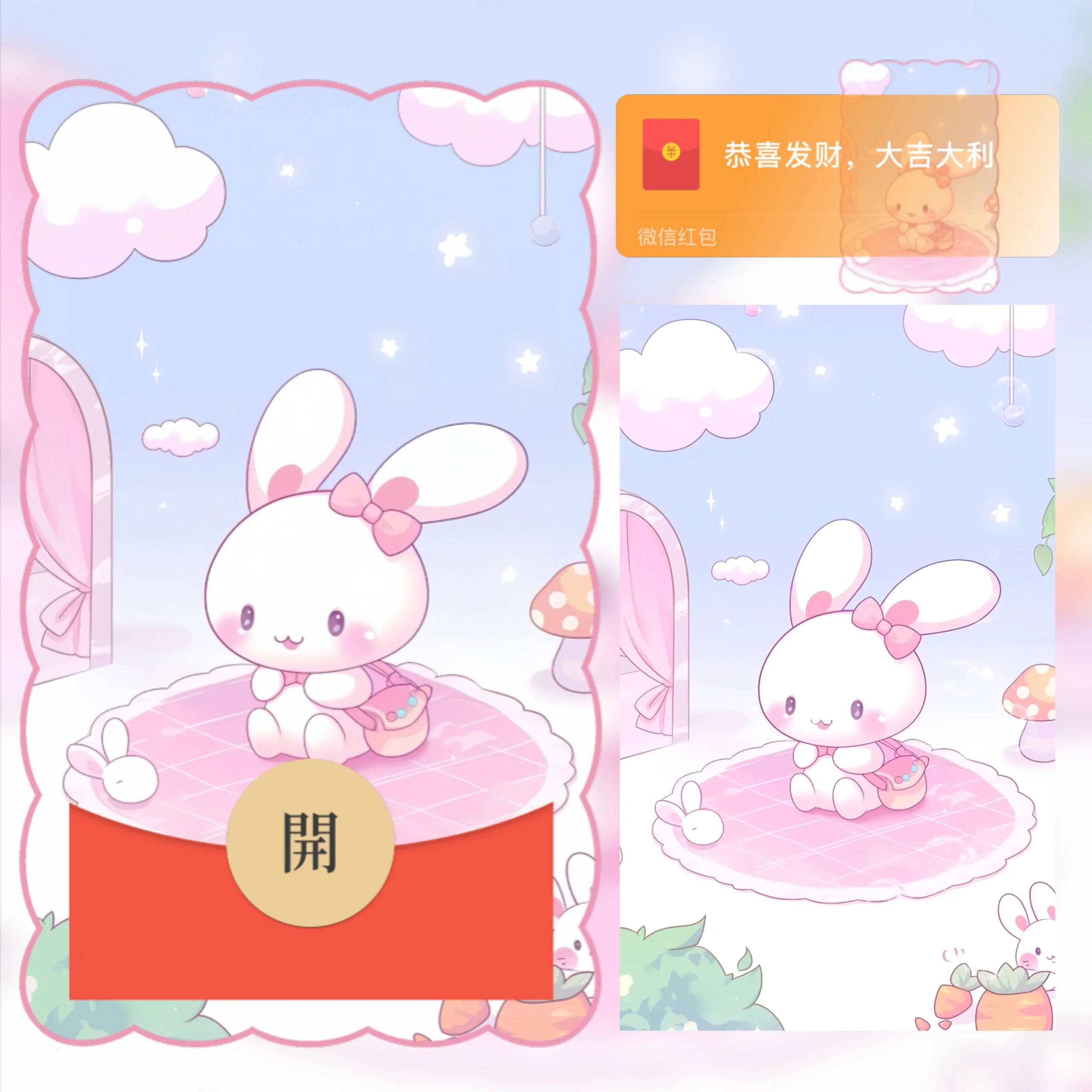 [卡通系列] 可爱兔兔一只/ab