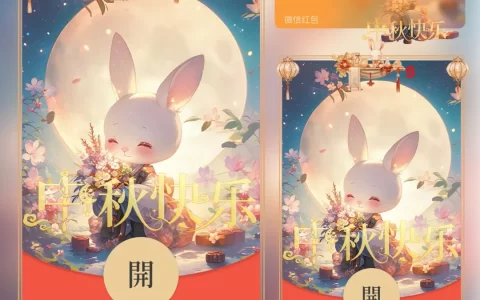 [中秋系列] 月兔送福 中秋快乐tt