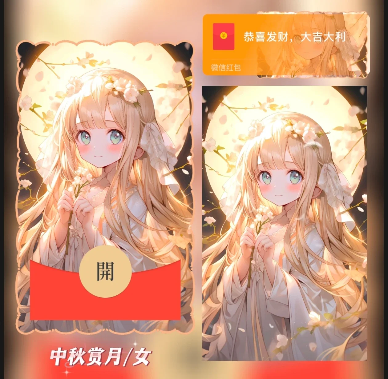 [中秋系列] 中秋赏月女款/Wan