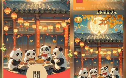 [中秋系列] 中秋熊猫