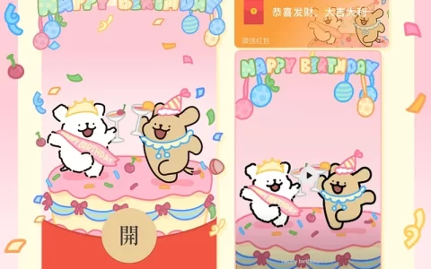 [线条小狗系列] 生日快乐
