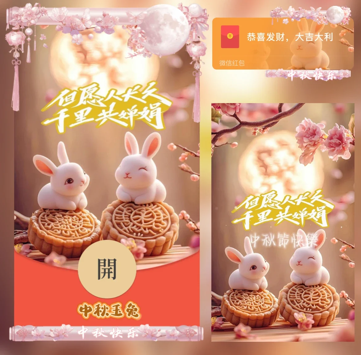 [中秋系列] 中秋玉兔/yj