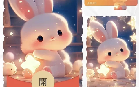 [卡通系列] 星星发光兔 /bz