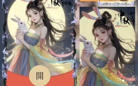 [中秋系列] 嫦娥玉兔/中秋/bao