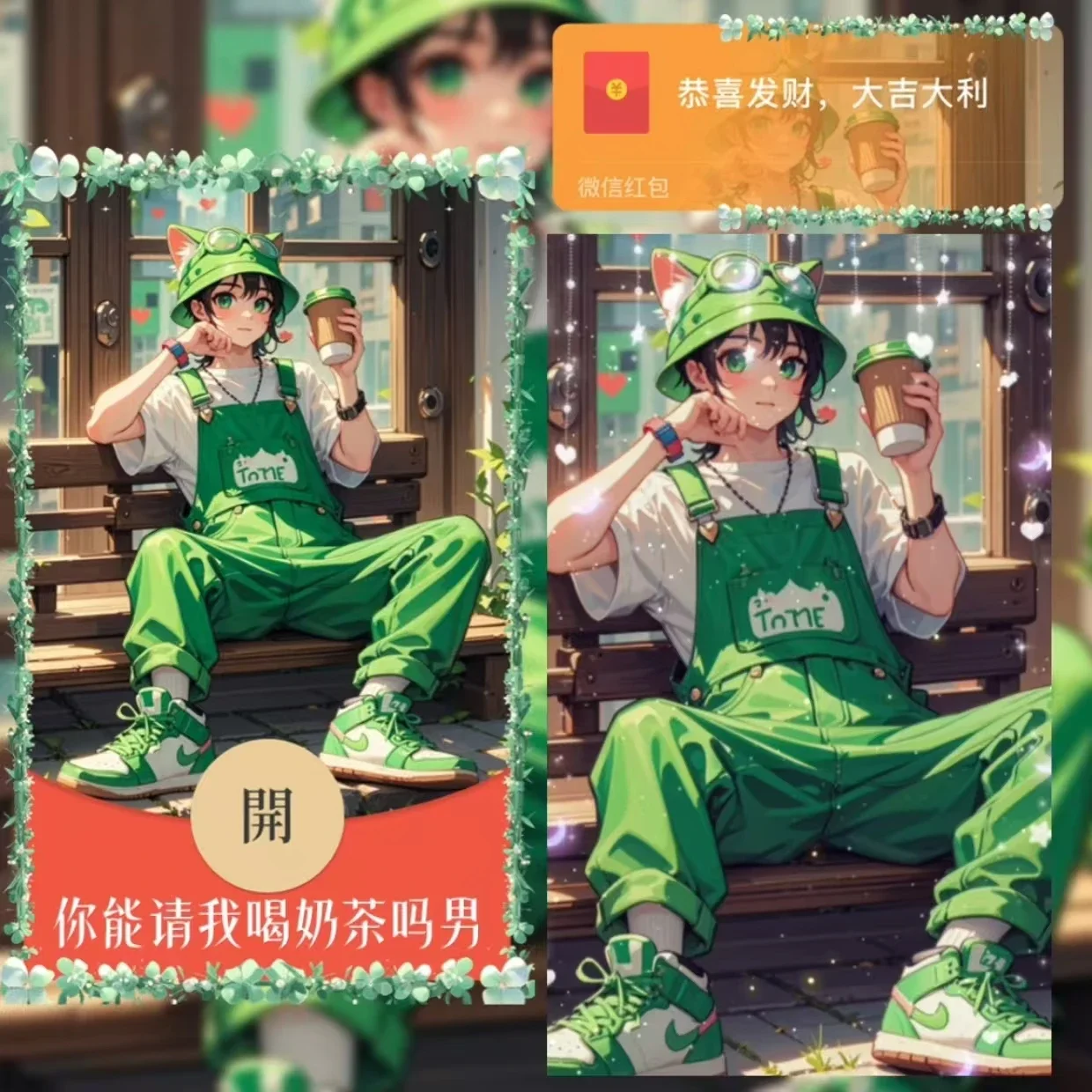[情侣系列] 你能请我喝奶茶吗男/xy
