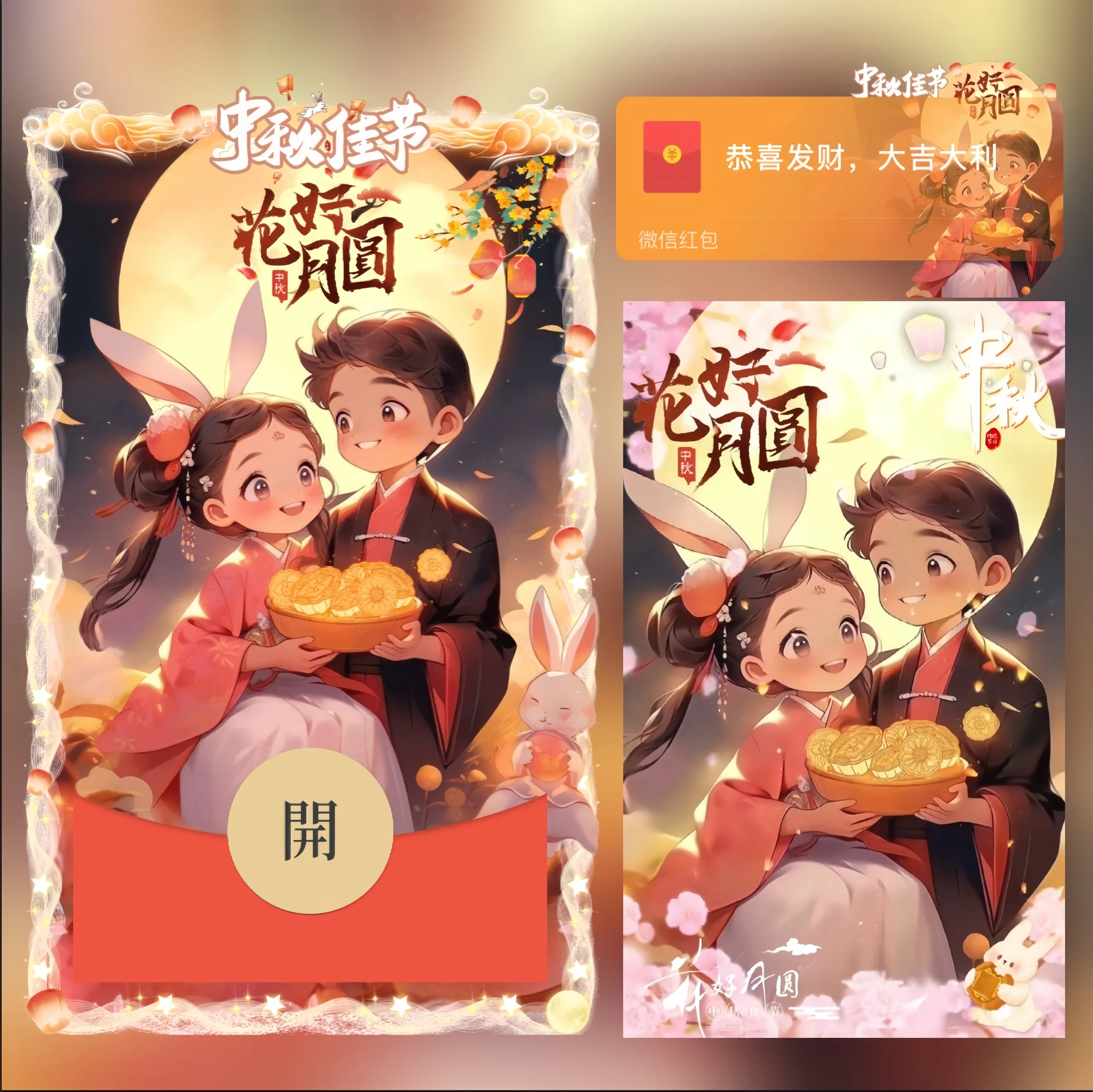 [中秋系列] 中秋佳节花好月圆/nn