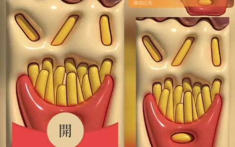 [卡通系列] 薯条/3D立体/bao