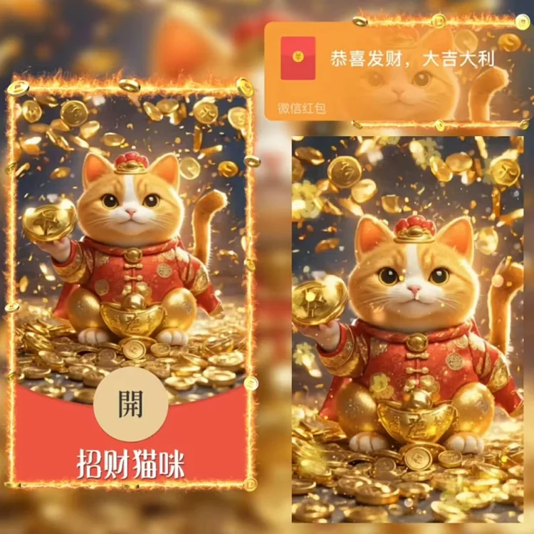 [暴富系列] 招财猫咪/xy