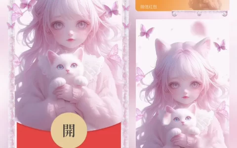 [卡通系列] 猫咪可爱小女孩/bai