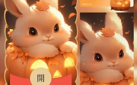 [万圣节系列] 万圣南瓜兔/动态/xn