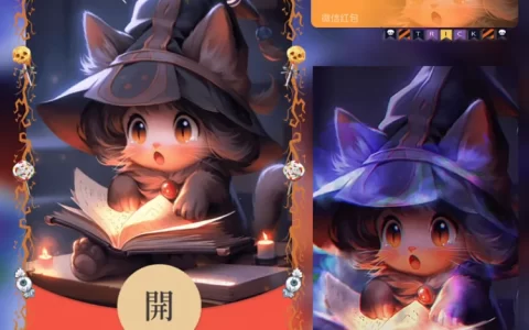 [万圣节系列] 万圣巫师喵/动态/xn