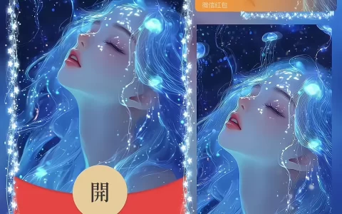 [卡通系列] 蓝色海底/女孩/bao