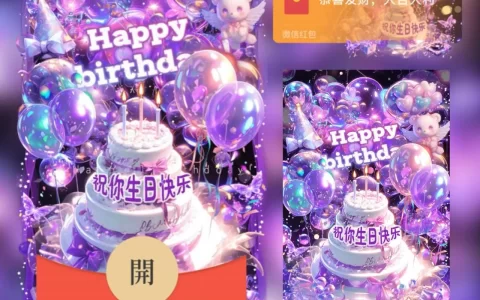 [生日系列] 生日快乐气球款tt