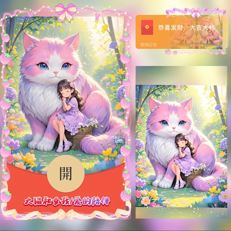 [卡通系列] 大猫和女孩/爱的陪伴/yi