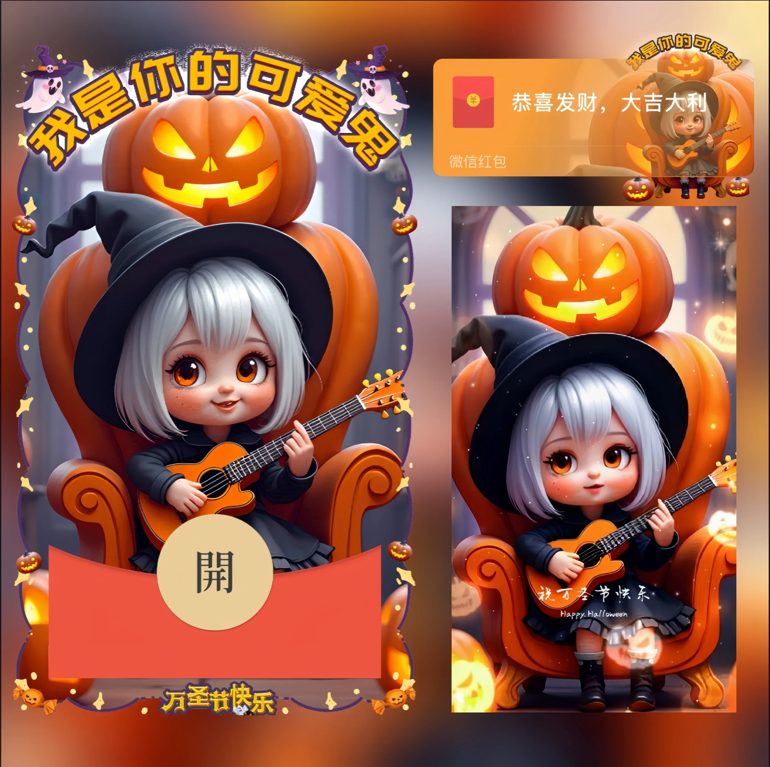 [万圣节系列] 万圣节/我是你的可爱鬼女/nn