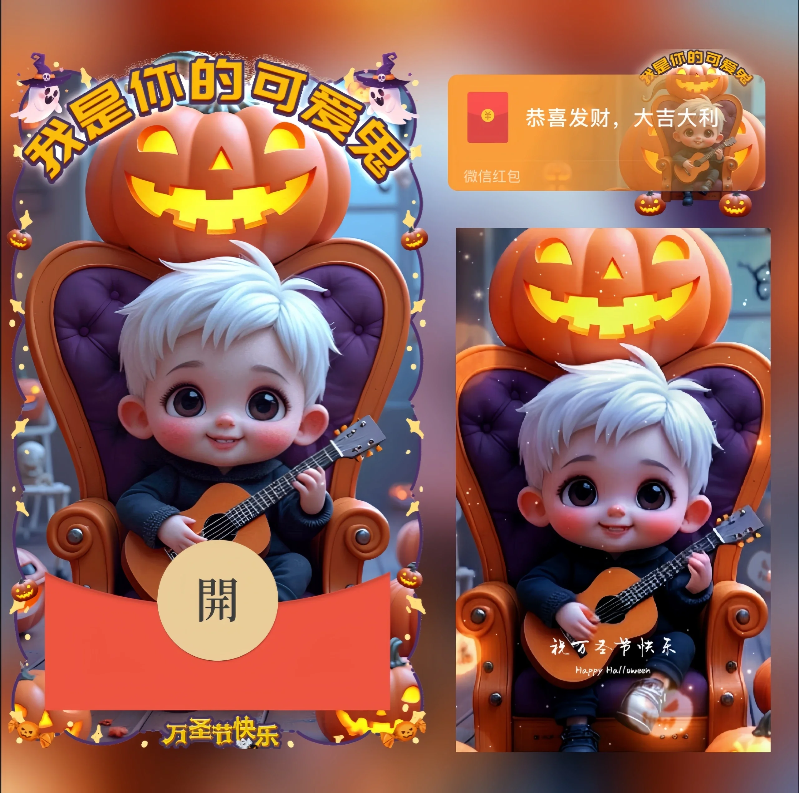 [万圣节系列] 万圣节/我是你的可爱鬼男/nn