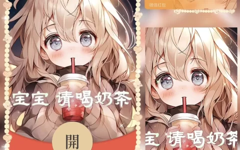 [奶茶系列] 宝宝请喝奶茶 女款 /bz