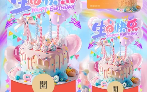 [生日系列] 蛋糕生日快乐