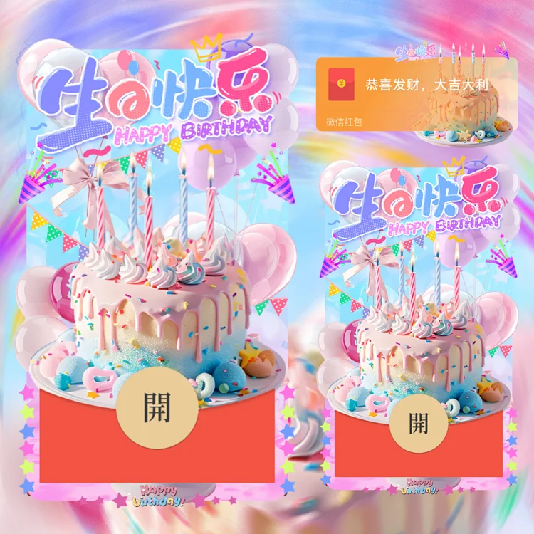 [生日系列] 蛋糕生日快乐