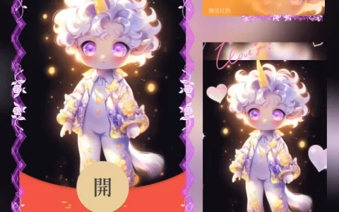 [卡通系列] 可爱独角兽男孩/动态/xn