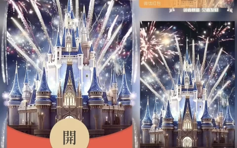 [烟花系列] 星梦烟花城堡/bz