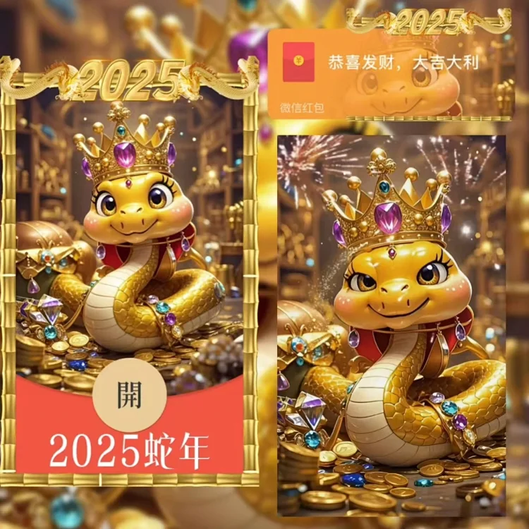 [蛇年系列] 蛇年大吉/xy
