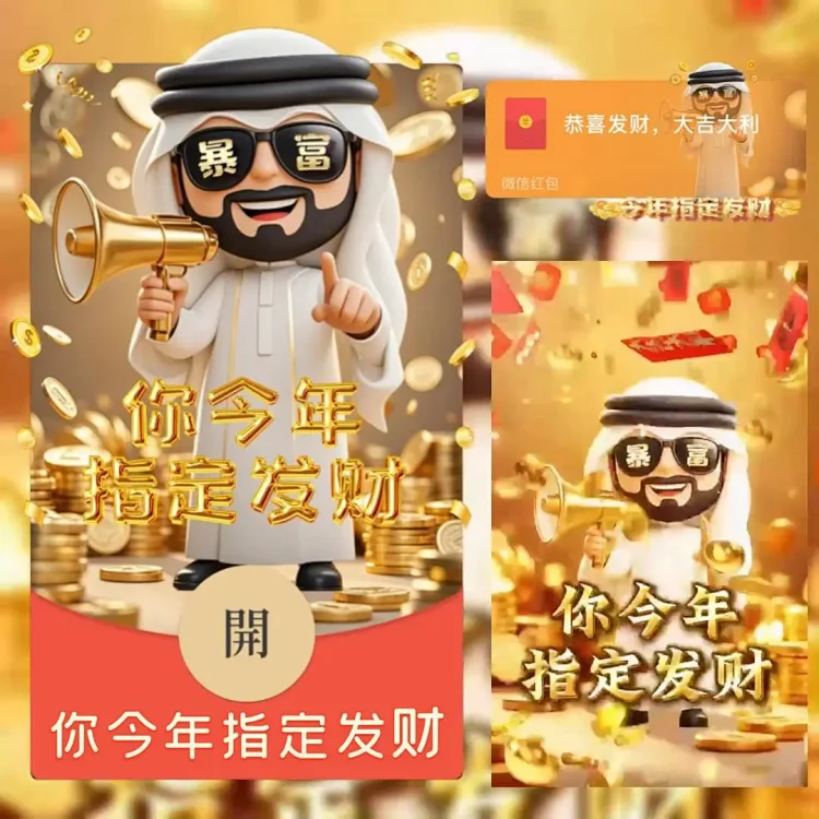 [暴富系列] 你今年指定发财/bc