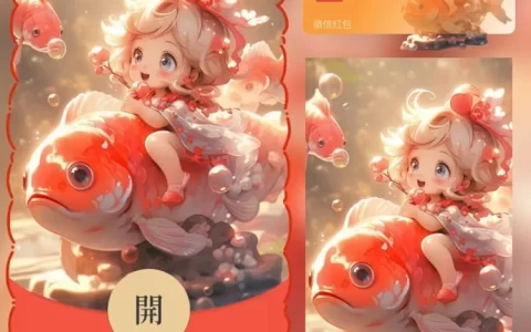[情侣系列] 好运锦鲤女孩/tao