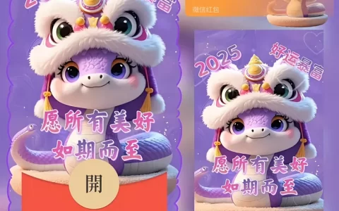 [蛇年大吉] 蛇宝送祝福/蛇年好运暴富/bao