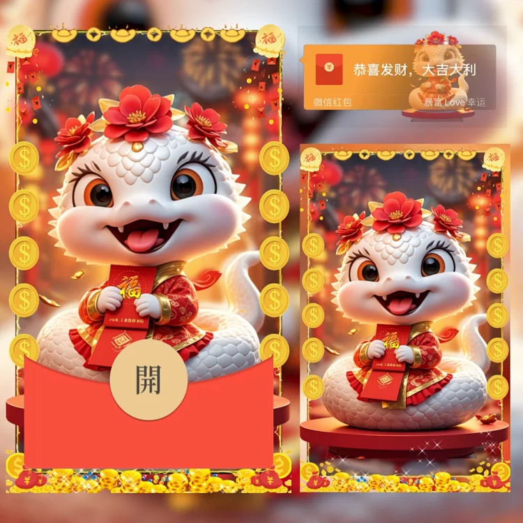 [蛇年大吉]新年蛇蛇A1