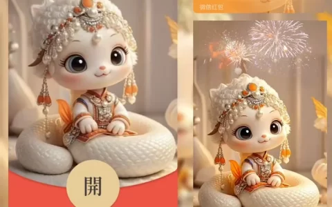 [蛇年大吉]可爱蛇宝送祝福