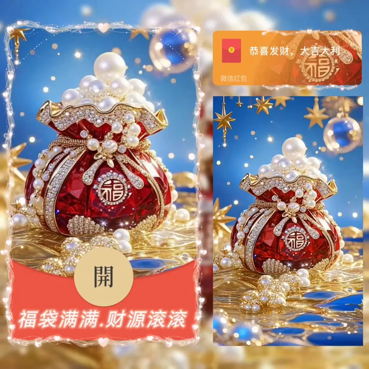 [暴富系列]福袋满满 财源滚滚