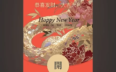 [蛇年大吉]新中式蛇/静态