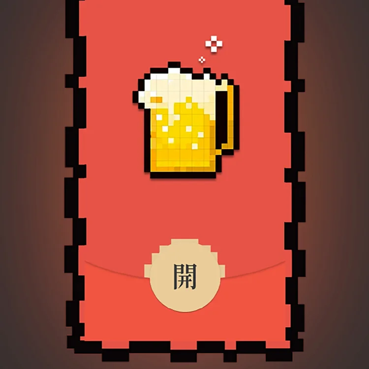 [卡通系列]像素啤酒/静态