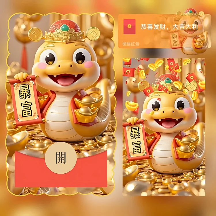 [蛇年系列]蛇年暴富/bao
