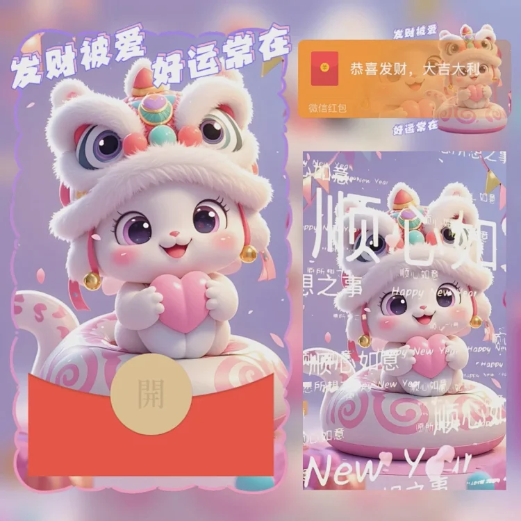 [蛇年系列] 2025发财好运蛇蛇/蛇年/wl
