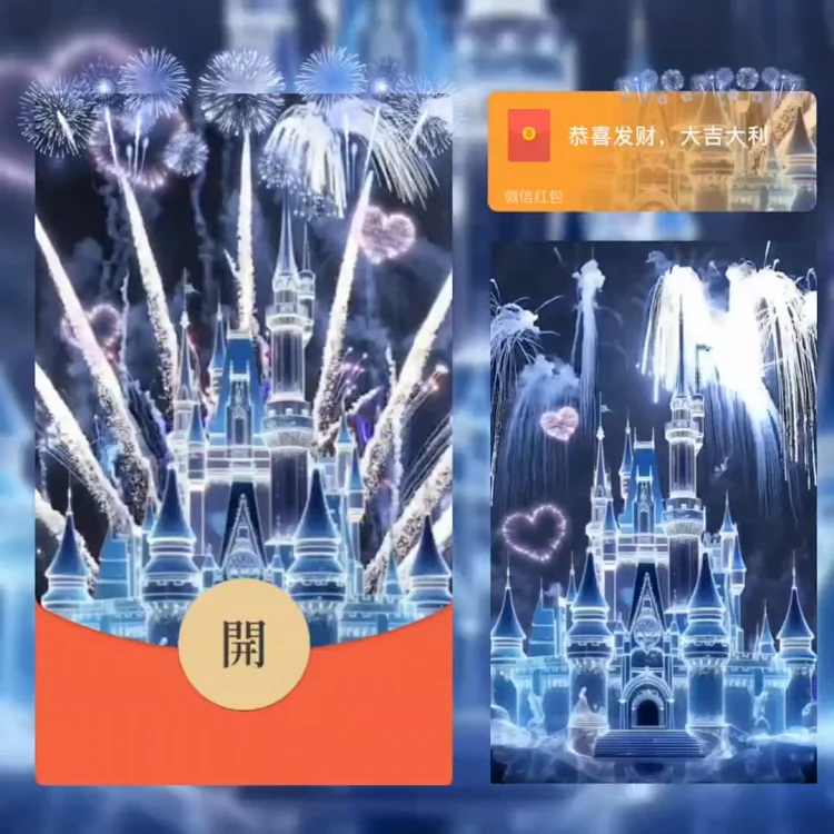 [烟花系列]爱心城堡烟花/la