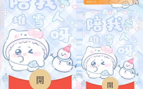 chiikawa吉伊/堆雪人/静态/无售后/didi