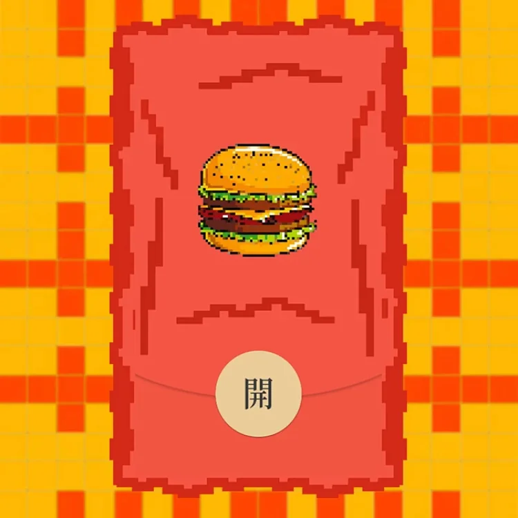 像素汉堡包/麦当劳KFC/bao